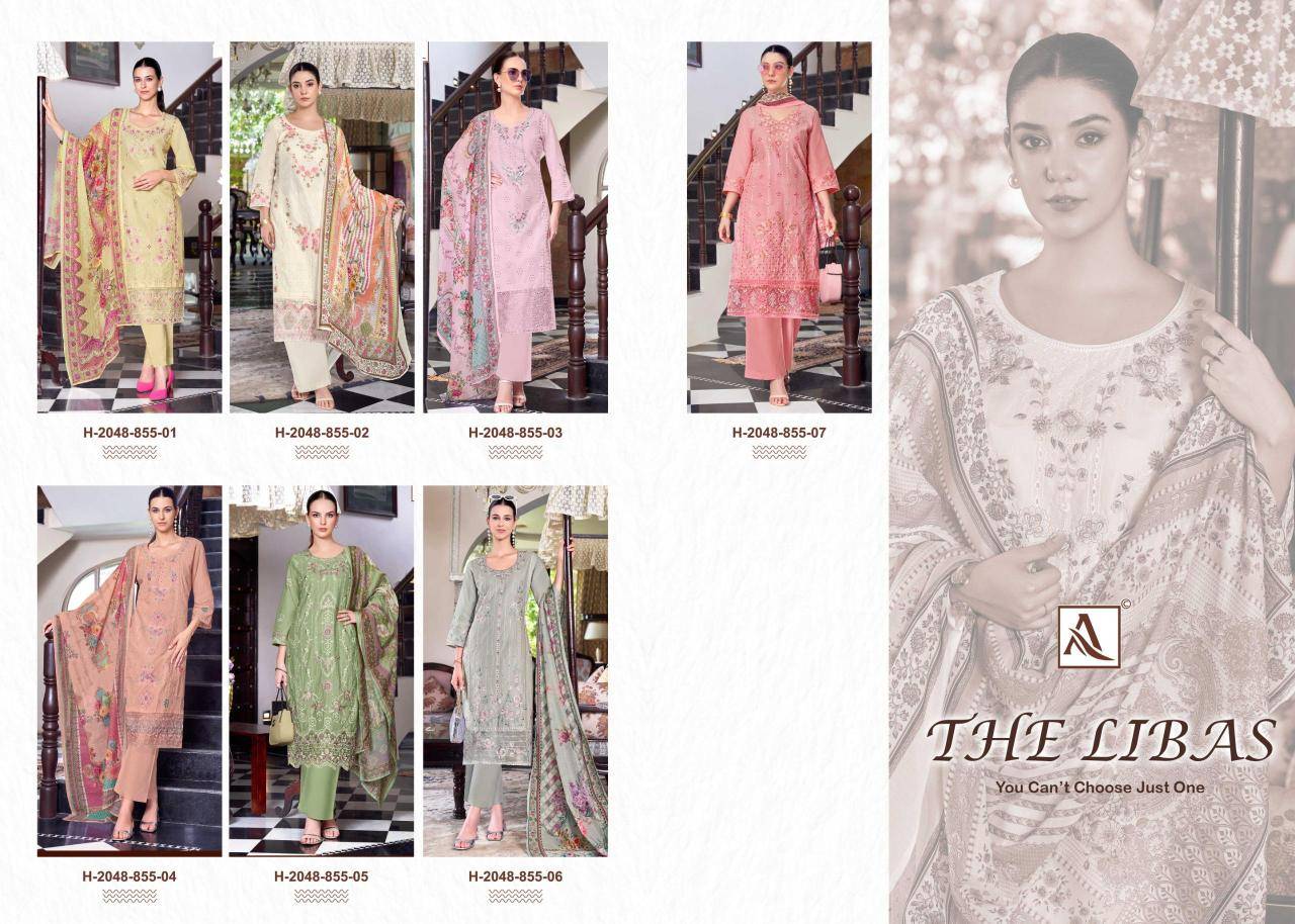 Alok suit the libas Dress materials wholesale price in hydrabad